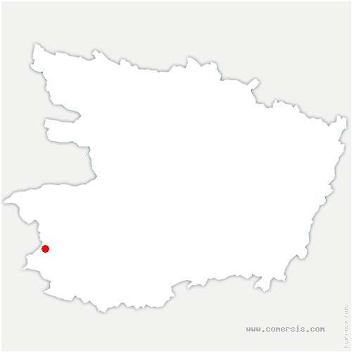 carte de localisation de Sablé-sur-Sarthe
