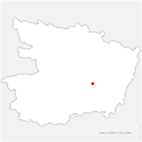 carte de localisation de Saint-Georges-des-Sept-Voies