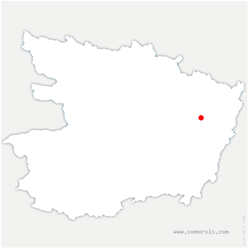 carte de localisation de Saint-Géréon