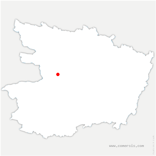 carte de localisation de Saint-Germain-des-Prés