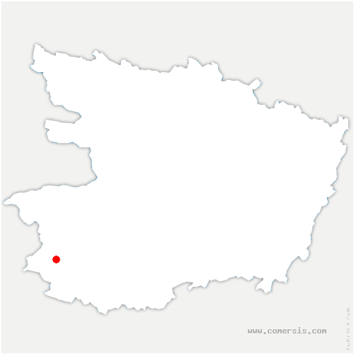 carte de localisation de Saint-Germain-sur-Moine