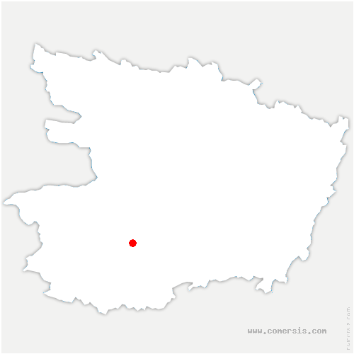 carte de localisation de Saint-Hilaire-de-Chaléons