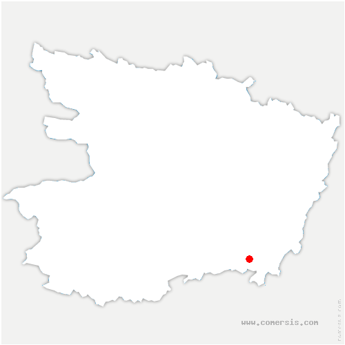 carte de localisation de Saint-Hilaire-de-Clisson