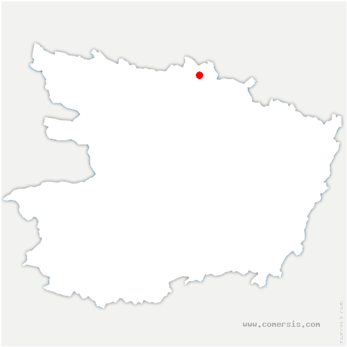 carte de localisation de Saint-Hilaire-de-Loulay