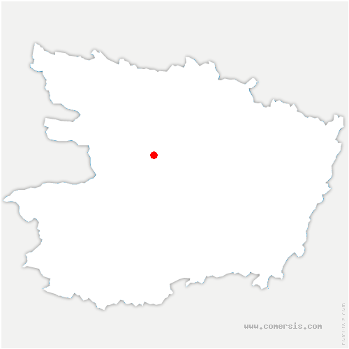 carte de localisation de Saint-Jean-de-Linières