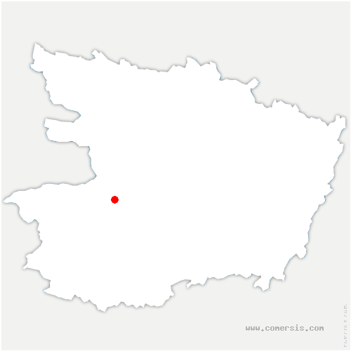 carte de localisation de Saint-Laurent-de-la-Plaine
