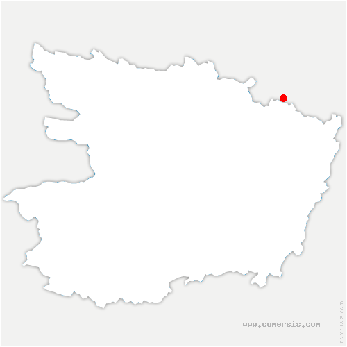 carte de localisation de Saint-Laurent-sur-Sèvre