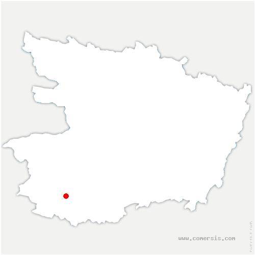 carte de localisation de Saint-Léger-sous-Cholet