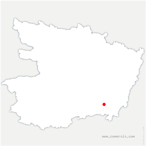 carte de localisation de Saint-Lumine-de-Clisson