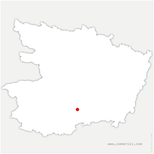 carte de localisation de Saint-Lumine-de-Coutais