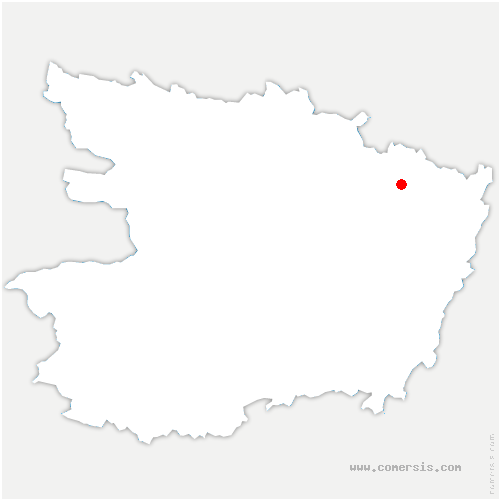 carte de localisation de Saint-Martin-d'Arcé