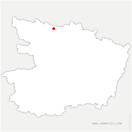 carte de localisation de Saint-Martin-du-Bois