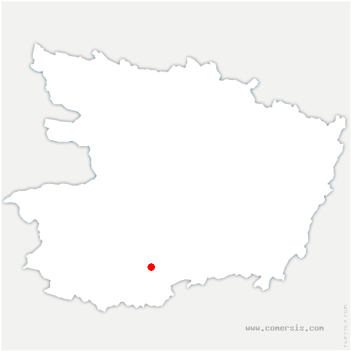 carte de localisation de Saint-Même-le-Tenu
