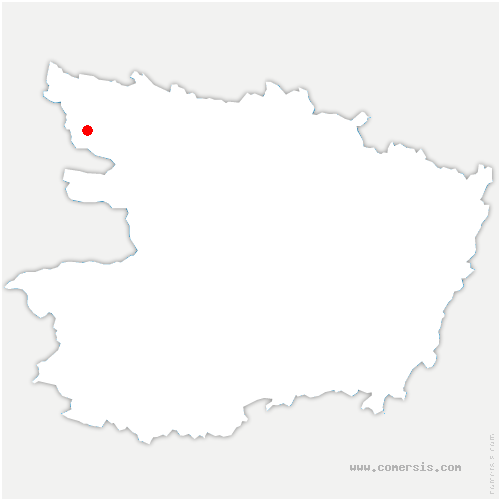 carte de localisation de Saint-Michel-et-Chanveaux
