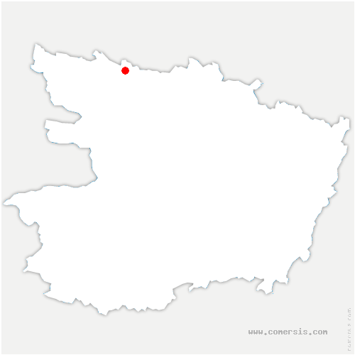 carte de localisation de Saint-Nicolas-de-Redon