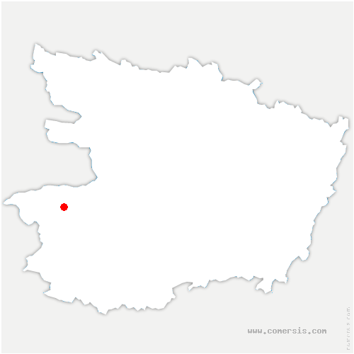 carte de localisation de Saint-Pierre-Montlimart