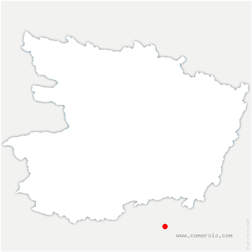 carte de localisation de Saint-Pierre-de-Chevillé