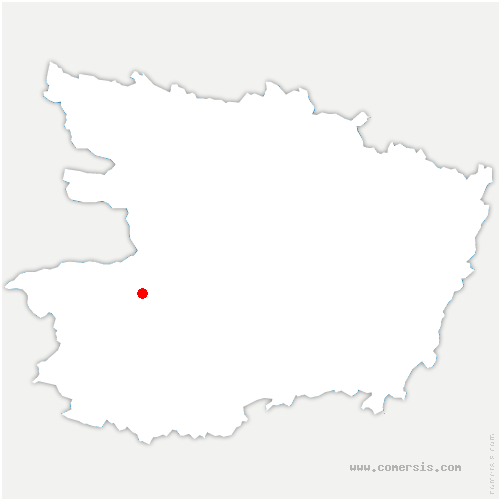 carte de localisation de Saint-Quentin-en-Mauges