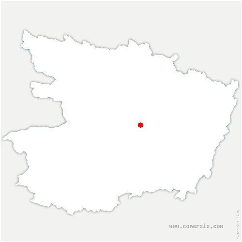 carte de localisation de Saint-Saturnin-sur-Loire