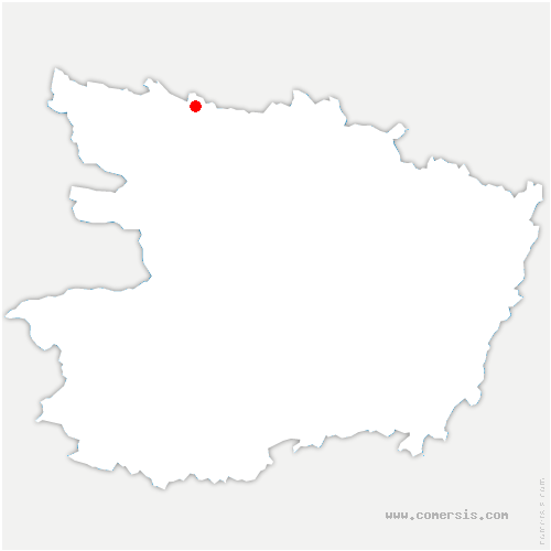 carte de localisation de Saint-Sauveur-de-Flée