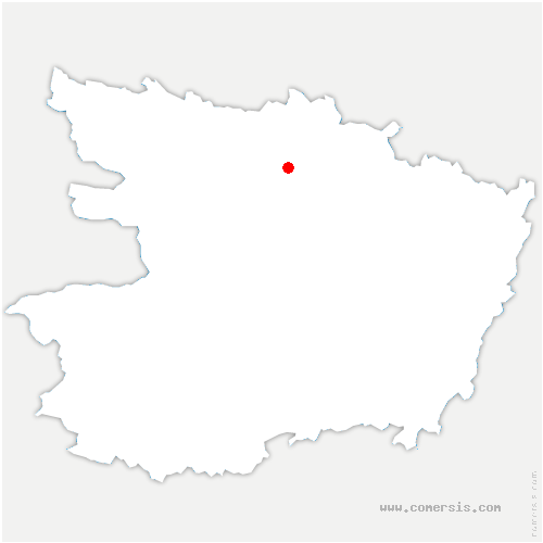 carte de localisation de Saint-Sulpice-le-Verdon
