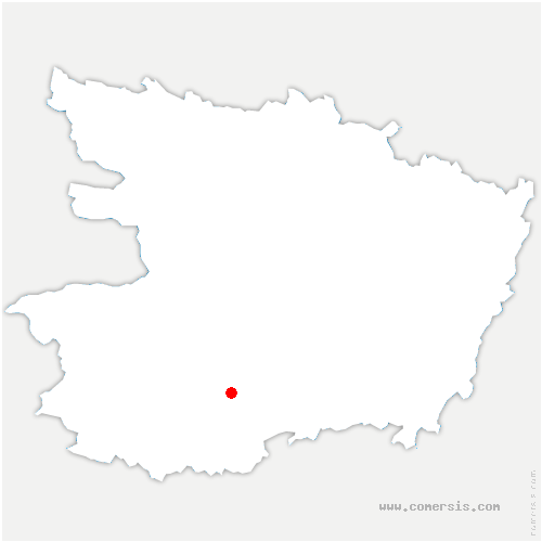 carte de localisation de Salle-de-Vihiers