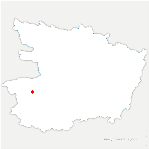 carte de localisation de la Salle-et-Chapelle-Aubry