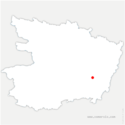 carte de localisation de Saumur