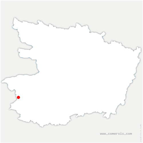 carte de localisation de Solesmes