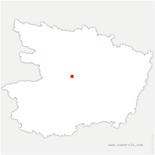 carte de localisation du Temple-de-Bretagne
