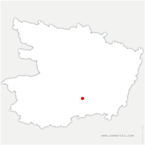 carte de localisation de Tigné
