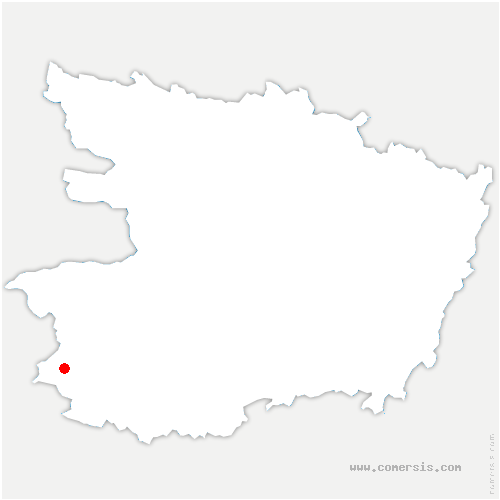 carte de localisation de Tillières