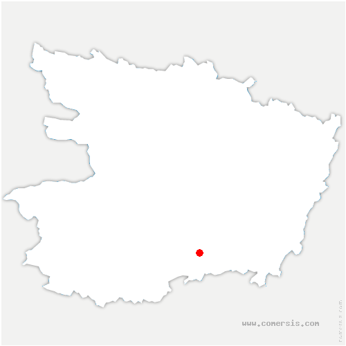 carte de localisation de Trémont