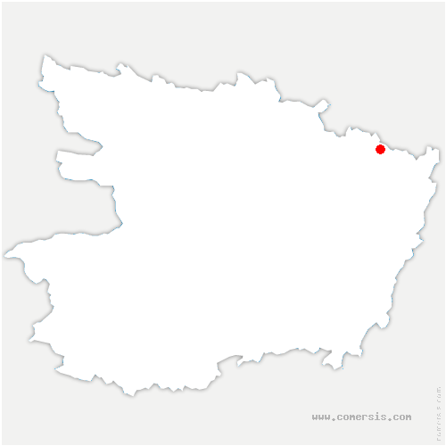 carte de localisation de Vallons-de-l'Erdre