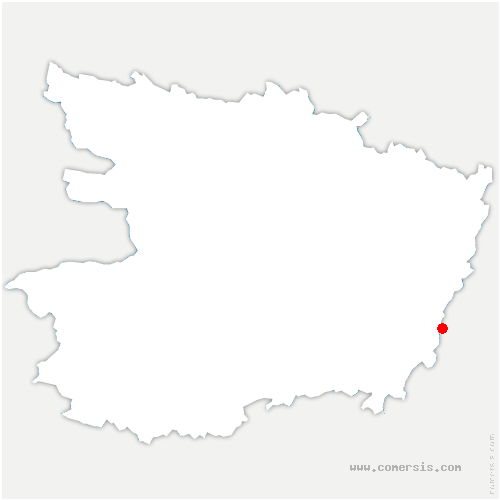 carte de localisation de Varennes-sur-Loire
