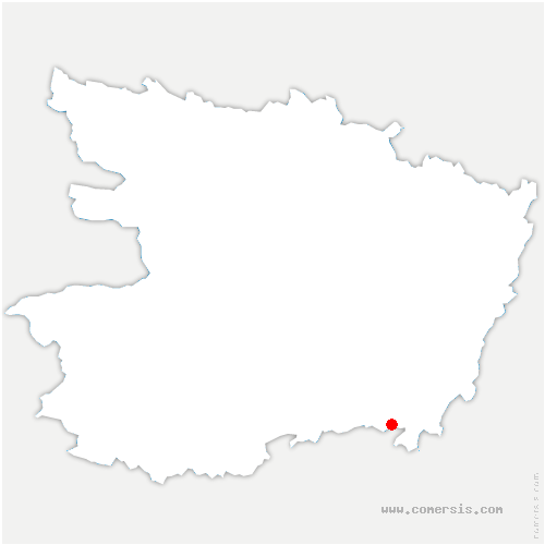 carte de localisation de Vaudelnay