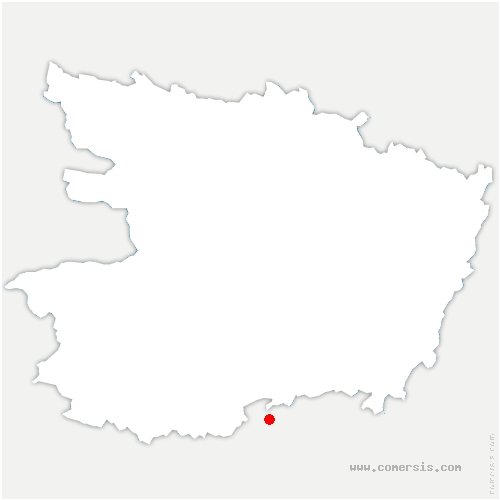 carte de localisation de Verneil-le-Chétif