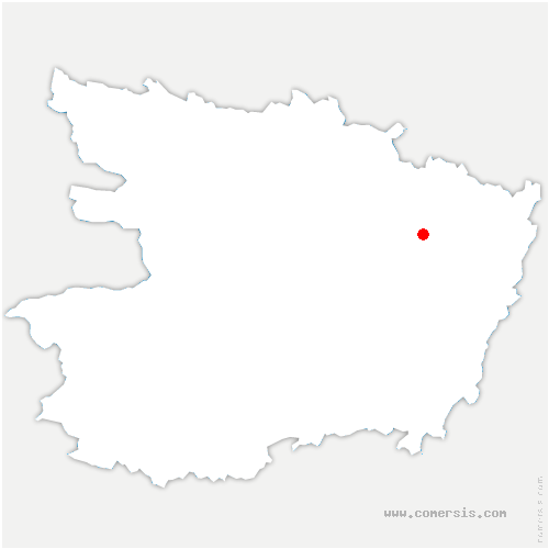 carte de localisation du Vieil-Baugé