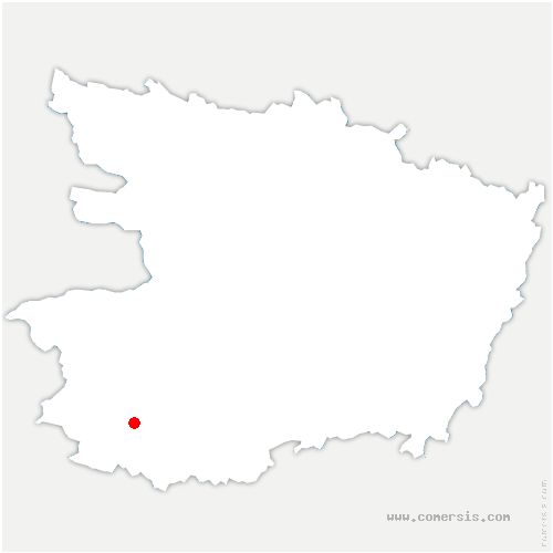 carte de localisation de Villaines-sous-Malicorne