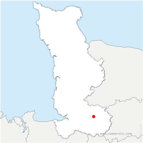 carte de localisation de Bellefontaine