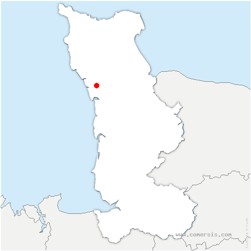 carte de localisation de Bolleville