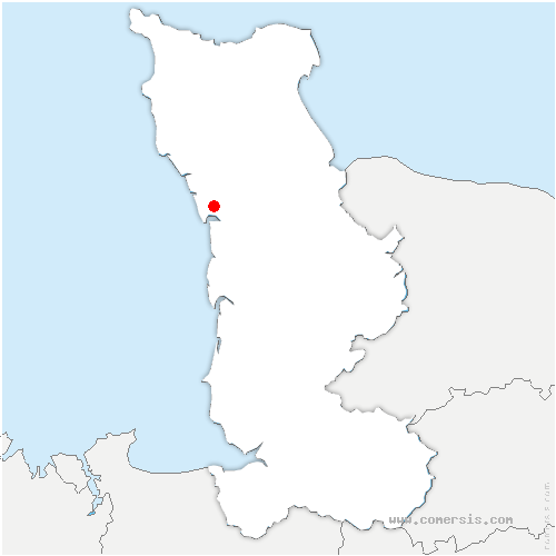carte de localisation de Bretteville-sur-Ay