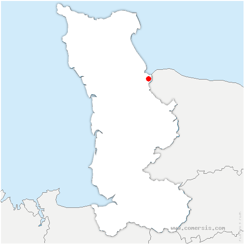 carte de localisation de Brévands