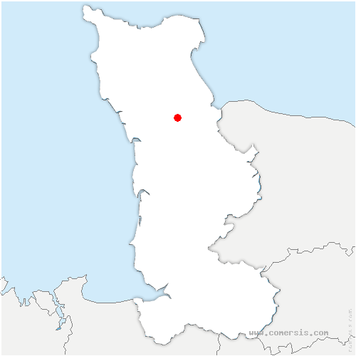 carte de localisation de Coigny