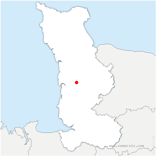 carte de localisation de Courcy