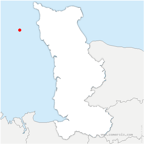 carte de localisation de Cricqueville-en-Bessin