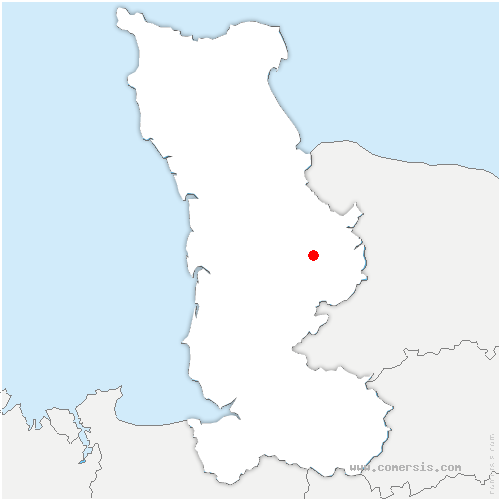 carte de localisation de Gourfaleur