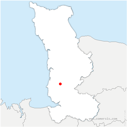 carte de localisation du Mesnil-Amand