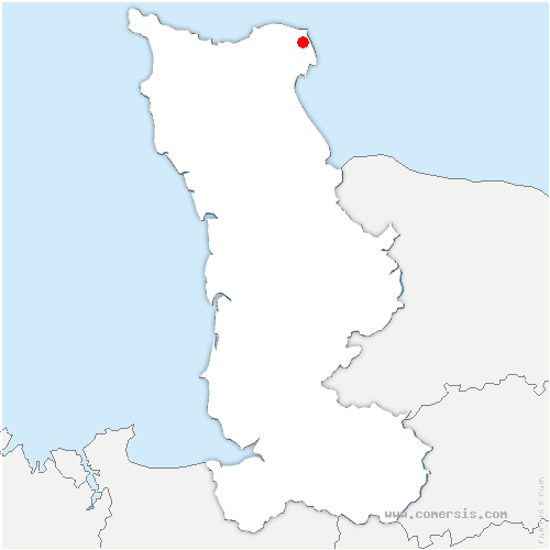 carte de localisation de Montfarville