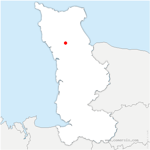 carte de localisation de Rauville-la-Place